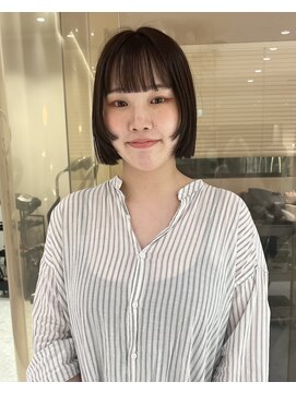 マイル 渋谷(mile) 【SATSUKI】レイヤーボブ × 髪質改善ストレート