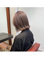 ウニレ バイ センス(unire by sense)&nbsp;【飾磨/姫路】ブリーチ１回で作るラベンダーグレージュカラー