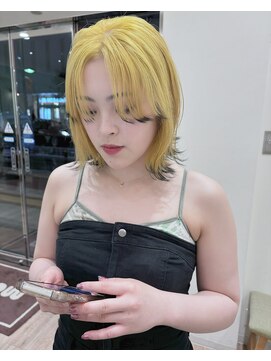 モリオフロムロンドン 大宮店(morio from London) 【morio坪井】イエロー×ブラック