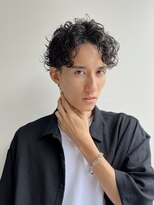 トルネード(TORNADO)&nbsp;メンズパーマスタイルショートサイドパート面長絶壁K20241121