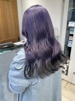 テトラ バイ ネオリーブ 横浜西口店(tetra by neolive)&nbsp;エンドカラー　ブルーラベンダー
