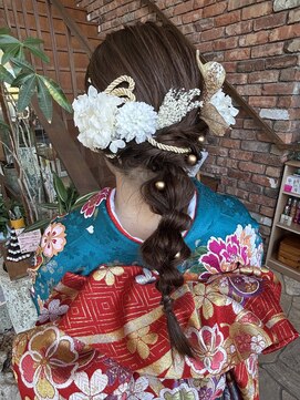 ビハツヤ(BIHATSU-YA) 編みおろしヘアセット