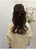 【votan坂本早苗】ゆるっとカチモリ/ハーフアップ/ヘアアレンジ