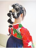 卒業式袴用ヘアセット