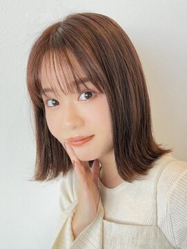 アグ ヘアー ゼロ 伏見桃山イオン前店(Agu hair zero) 《Agu hair》前髪レイヤーカット×numberA.トリートメントオイル