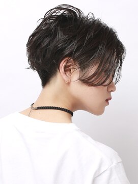 ピークアブー 原宿ハラカド(PEEK-A-BOO) 多毛解消ツーブロックハンサム刈り上げ女子大人ショート前下がり