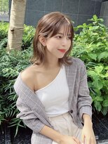 ソース 塚口(SOURCE)&nbsp;艶髪♪くすみベージュ×インナーカラー