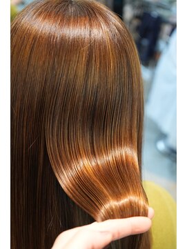 チェロ(CHERO) ★美髪ストレートヘア＃テラコッタ＃髪質改善＃ショコラベージュ