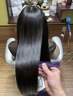 【髪質改善】プラチナモイストトリートメント+カット(広がり・傷み)☆艶髪