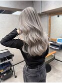 バレイヤージュ、ハイライト、レイヤーカット、ケアブリーチ