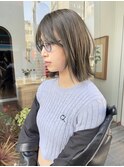 NUDEタッセルボブ結べるボブ レイヤーボブ切りっぱなしボブ