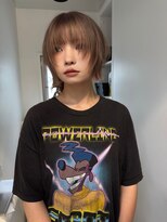 サンクプロジェクト(cinq PROJECT) ブリーチダブルカラーラベンダーミルクティーグレージュレイヤー