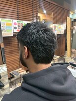 スタンドバーバー 柏(STAND BARBER)&nbsp;MEN’S HAIR/サーフカール/刈り上げセンターパート/柏