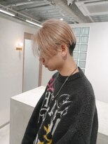 エン 栄店(enne) メンズ/刈り上げセンターパート/リバースセンターパート/前髪/栄