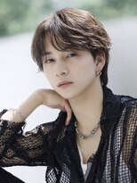 エイド 本店(aid)&nbsp;メンズリバースコンマバングニュアンスフェザーパーマ