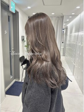 ジーナ 渋谷神南(Zina) ［amika指名］ショコラグレージュ/透明感カラー/ブラウン