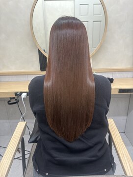 フレームプラス 天王寺あべの店(FRAME+) ツルツルオレンジブラウン