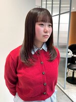 ガリカ 大名(Gallica)&nbsp;<ゲスト>ワイドバングとナチュラルなストレートミディアム