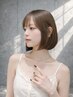 カット＋透明感カラー+浸透性◎ウォータートリートメント[ブリーチなし]9,900