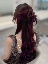 ヘアセットサロン ミント(Hair set salon MINT)&nbsp;カチモリハーフアップ☆