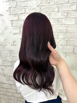 プライズ 池袋西口(prize) ワインレッド ブリーチ無しダブルカラー 池袋