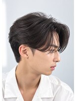 オーシャントーキョー 大阪(OCEAN TOKYO)&nbsp;ワックスなしツーブロックメンズセンターパートニュアンスパーマ