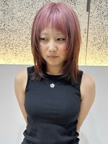 オプス 大名店(Ops)&nbsp;ブリーチ/ホワイトピンク/ルーツカラー/ウルフボブ