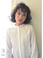 ユノ(juno)&nbsp;【juno】Trendおしゃれ外国風ウェーブパーマ★ダークブラウン