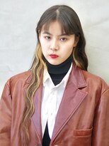 アカ(ACA)&nbsp;【ACA】パーマ風ウェーブカールロングヘア