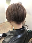 【Devellope.】千葉担当 ハンサムショート ピンクベージュ