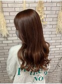 ナチュラルブラウン×シールエクステ