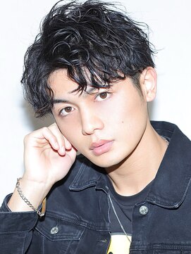 リップス 池袋(LIPPS) ツーブロック 刈り上げ ワイルドアップバング 鷹野