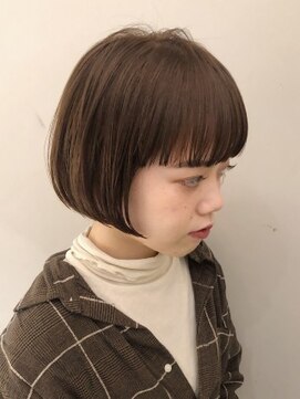 ネオリーブアイム 横浜西口店(Neolive aim) 【Neolive aim】ぱつっとミニボブ×艶ベージュ2