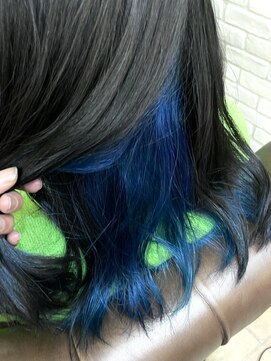 ビランチェ 池袋(bilancia) インナーカラー/グレージュ/インナーブルー/グレーアッシュ/池袋