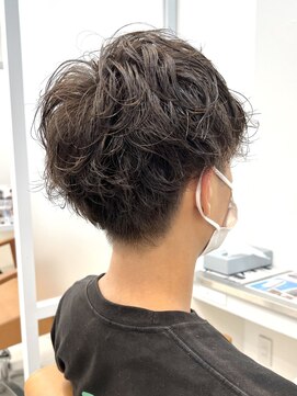 ロミーオム 本厚木(ROMMY. Homme) 【メンズパーマ】マッシュ ゆるめスパイラルパーマ