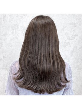 デミヘアー(Demi hair) チョコレートブラウン×ゆるふわウェーブ巻き