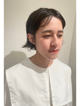 ガリカ 博多(Gallica) 【石河安奈】大人ハンサムショート/耳かけショート/黒髪ショート