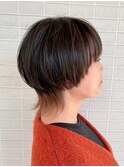 美フォルムウルフボブスタイル
