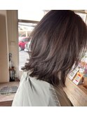 ラベンダーレイヤーボブ