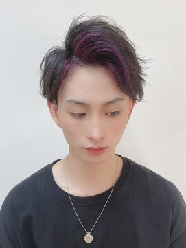 ルーム(Room) メンズカット/フェイスフレーミング/インナーカラー/眉カット