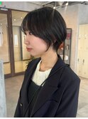 大人可愛い丸みショート