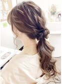 ローポニー　ルーズヘアアレンジ