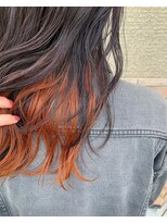 コレットヘア(Colette hair) インナーカラーorange .*。