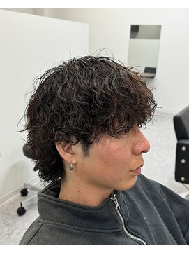 ブライト(BRIGHT) ［BRIGHT］マッシュウルフ×波巻きパーマ［静岡/メンズ/静岡駅］