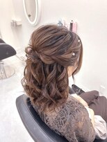 ヘア サロン クラン ソア 心斎橋店(hair salon clan soar)&nbsp;ハーフアップ/【クランソア】ヘアセット/ヘアメ/心斎橋