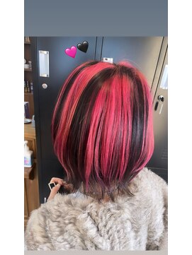 ゴシップ(gossip) 派手派手ピンク×ブラック