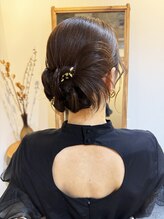 アトムテ(atomte) カチモリシニヨンに金箔＊