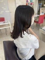 フェイバリットビューティシャルム(Favorite Beauty Charme)&nbsp;伸ばしかけ外ハネスタイル×オージュアシャンプーケア