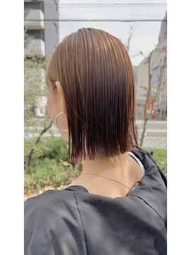 オーガニック アトリエ 大宮(organic+atelier) 20代30代40代ミニボブショコラアッシュ透明感小顔ブリーチなし