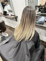 アンダーバーホワイト 広島 並木店(_WHITE)&nbsp;バレイヤージュシャドールーツ